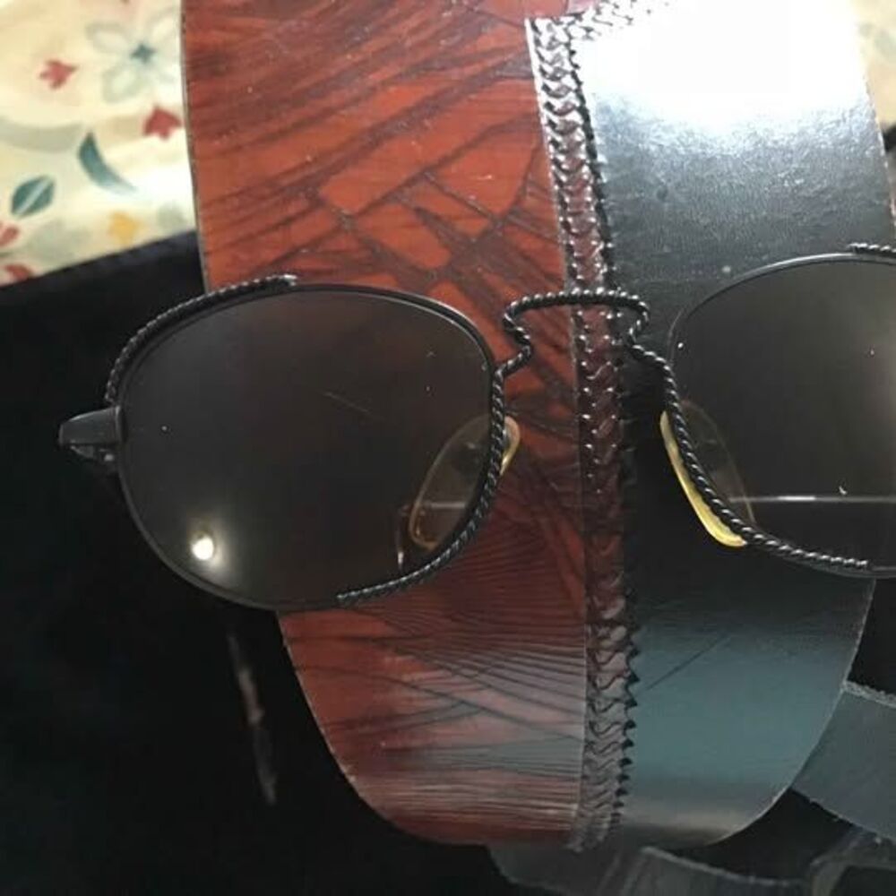 Mossimo Black Oval Sunglasses